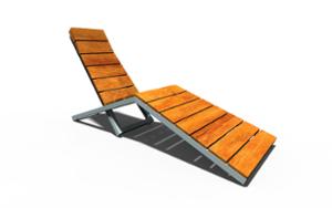 [translation-not-found:street-furniture], ławka, strefa relaksu, leżanka, oparcie z drewna, siedzisko z drewna