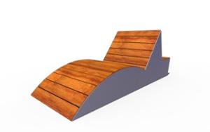 [translation-not-found:street-furniture], ławka, strefa relaksu, leżanka, oparcie z drewna, siedzisko z drewna