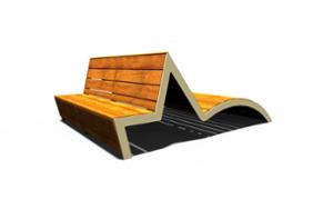 [translation-not-found:street-furniture], ławka, strefa relaksu, leżanka, oparcie z drewna, siedzisko z drewna
