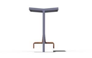 [translation-not-found:street-furniture], autre, ławka, beton, beton architektoniczny, daszek, dwustronna, modułowe, oparcie z drewna, siedzisko z drewna, wiata, zacieniacz