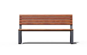 [translation-not-found:street-furniture], ławka, aluminium, meble dla warszawy, odlew aluminiowy, oparcie z drewna, siedzisko z drewna