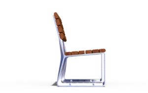 [translation-not-found:street-furniture], ławka, aluminium, meble dla warszawy, odlew aluminiowy, oparcie z drewna, siedzisko z drewna