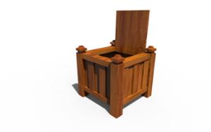 [translation-not-found:street-furniture], autre, kosz, drewno, stylizowane