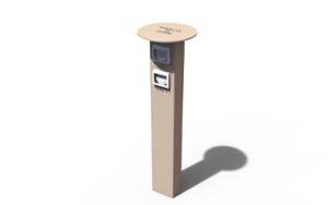 [translation-not-found:street-furniture], autre, słupek, gniazdo 230v i/lub usb, ładowarka qi/indukcyjna, stacja wifi