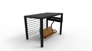 [translation-not-found:street-furniture], autre, ławka, strefa relaksu, biblioteka społeczna, huśtawka, pergola, trejaż, wiata