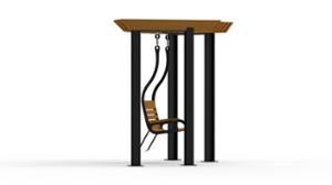 [translation-not-found:street-furniture], autre, ławka, strefa relaksu, huśtawka, pergola, po łuku / okrągła
