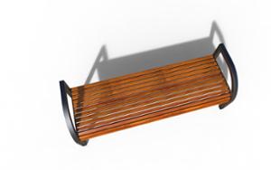 [translation-not-found:street-furniture], ława, siedzisko z drewna