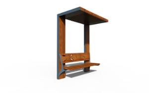 [translation-not-found:street-furniture], autre, ławka, oparcie z drewna, pergola, siedzisko z drewna