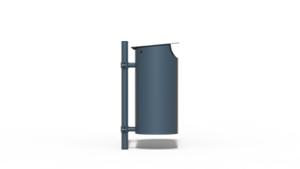 [translation-not-found:street-furniture], kosz, do ściany, na słupku