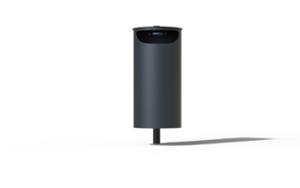 [translation-not-found:street-furniture], kosz, do ściany, na słupku, wrzut z boku