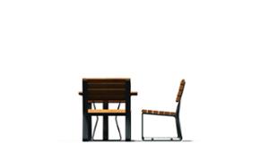 [translation-not-found:street-furniture], autre, ławka, aluminium, komplet piknikowy, meble dla warszawy, niepełnosprawni, obrotowa szachownica, odlew aluminiowy, oparcie z drewna, siedzisko z drewna, stół, szachy