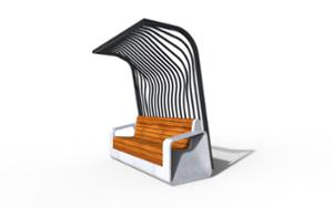 [translation-not-found:street-furniture], autre, ławka, beton, beton architektoniczny, fotowoltaika, ładowarka qi/indukcyjna, oparcie z drewna, pergola, podświetlenie led, siedzisko z drewna, stacja wifi, trejaż