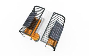 [translation-not-found:street-furniture], autre, ławka, solarny, beton, beton architektoniczny, fotowoltaika, komplet piknikowy, ładowarka qi/indukcyjna, oparcie z drewna, pergola, podświetlenie led, siedzisko z drewna, stacja wifi, trejaż