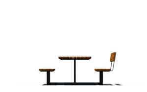 [translation-not-found:street-furniture], ława, ławka, komplet piknikowy, siedzisko z drewna, stół