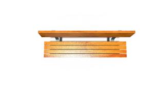 [translation-not-found:street-furniture], ławka, oparcie z drewna, siedzisko z drewna