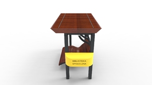[translation-not-found:street-furniture], autre, ławka, strefa relaksu, biblioteka społeczna, huśtawka, leżanka, pergola, wysokie oparcie