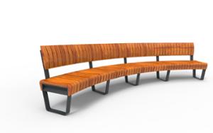 [translation-not-found:street-furniture], ława, ławka, modułowe, po łuku / okrągła