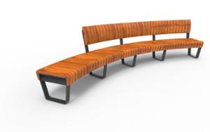 [translation-not-found:street-furniture], ława, ławka, modułowe, po łuku / okrągła