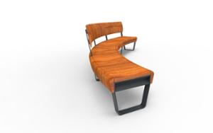 [translation-not-found:street-furniture], ława, ławka, modułowe, po łuku / okrągła