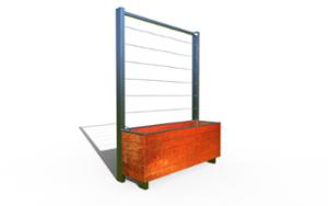 [translation-not-found:street-furniture], donica, autre, drewno, mobilna (do przestawiania paleciakiem), trejaż