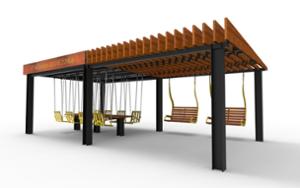 [translation-not-found:street-furniture], autre, ławka, strefa relaksu, huśtawka, komplet piknikowy, pergola, wiata, zadaszenie