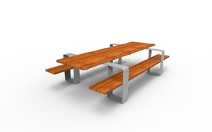 [translation-not-found:street-furniture], ława, komplet piknikowy, niepełnosprawni, siedzisko z drewna, stół