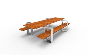 [translation-not-found:street-furniture], ława, komplet piknikowy, niepełnosprawni, siedzisko z drewna, stół
