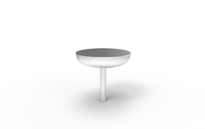 [translation-not-found:street-furniture], ława, jednoosobowe, siedzisko ze stali