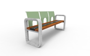 [translation-not-found:street-furniture], ławka, solarny, beton, beton architektoniczny, fotowoltaika, oparcie ze stali, siedzisko z drewna, solarna listwa smartbeam