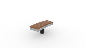 [translation-not-found:street-furniture], ława, ławka, strefa relaksu, beton, beton architektoniczny, po łuku / okrągła