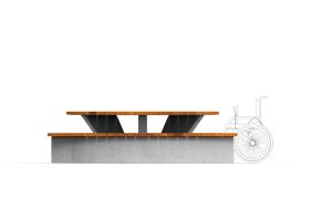 [translation-not-found:street-furniture], autre, ława, komplet piknikowy, po łuku / okrągła, stół