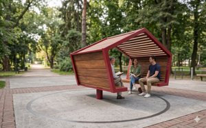 [translation-not-found:street-furniture], autre, ławka, obrotowe, pergola, wiata