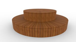 [translation-not-found:street-furniture], donica, autre, ława, ławka, po łuku / okrągła, trybuna