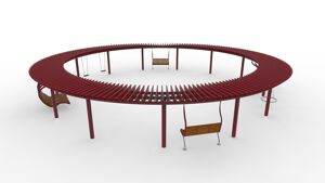 [translation-not-found:street-furniture], autre, strefa relaksu, fotowoltaika, huśtawka, leżanka, pergola, solarna listwa smartbeam