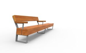 [translation-not-found:street-furniture], ława, ławka, kłoda, oparcie z drewna, siedzisko z drewna