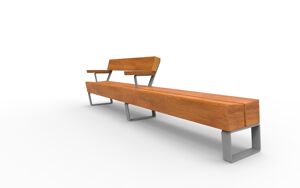 [translation-not-found:street-furniture], ława, ławka, kłoda, oparcie z drewna, siedzisko z drewna