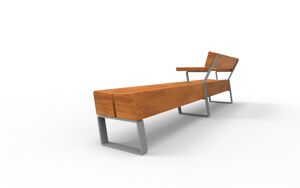 [translation-not-found:street-furniture], ława, ławka, kłoda, oparcie z drewna, siedzisko z drewna
