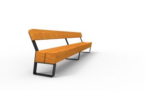 [translation-not-found:street-furniture], ława, ławka, kłoda, oparcie z drewna, siedzisko z drewna