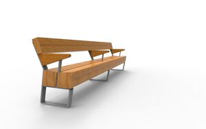 [translation-not-found:street-furniture], ława, ławka, kłoda, oparcie z drewna, siedzisko z drewna