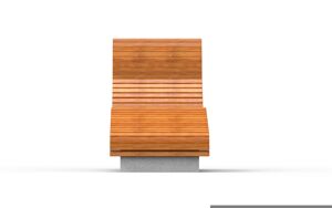 [translation-not-found:street-furniture], ławka, strefa relaksu, beton, beton architektoniczny, leżanka, oparcie z drewna, siedzisko z drewna, stylizowane