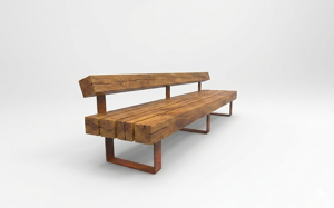 [translation-not-found:street-furniture], ławka, kłoda