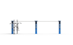 [translation-not-found:street-furniture], parking rowerowy, słupek, gniazdo 230v i/lub usb, ładowarka qi/indukcyjna, łatwy montaż, na siodełko, wzór zastrzeżony