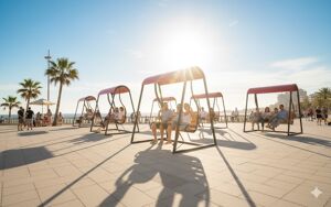 [translation-not-found:street-furniture], autre, ławka, solarny, strefa relaksu, huśtawka, solarna listwa smartbeam