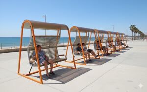 [translation-not-found:street-furniture], autre, ławka, solarny, strefa relaksu, huśtawka, solarna listwa smartbeam