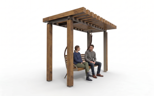 [translation-not-found:street-furniture], autre, ławka, strefa relaksu, huśtawka, kłoda, pergola
