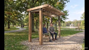 [translation-not-found:street-furniture], autre, ławka, strefa relaksu, huśtawka, kłoda, pergola