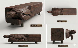 [translation-not-found:street-furniture], ława, strefa relaksu, kłoda, rzeźba