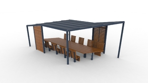 [translation-not-found:street-furniture], autre, ławka, strefa relaksu, cowork, gniazdo 230v i/lub usb, ładowarka qi/indukcyjna, obrotowe, pergola, stół, wiata