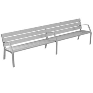 [translation-not-found:street-furniture], ławka, aluminium