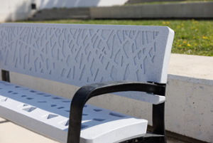 [translation-not-found:street-furniture], ławka, polietylen